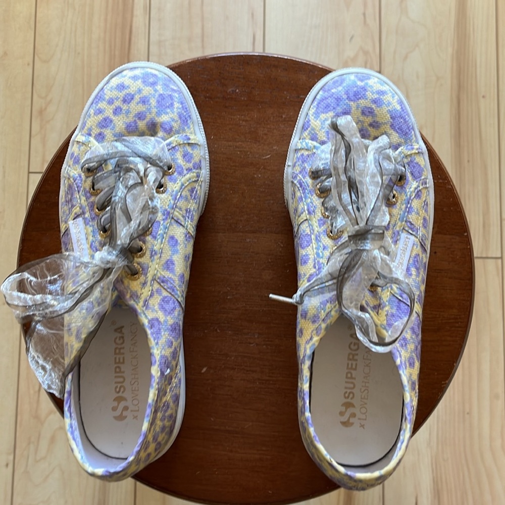 Superga Love Shack Fancy tennis shoes size 8 - Picture 3 of 7